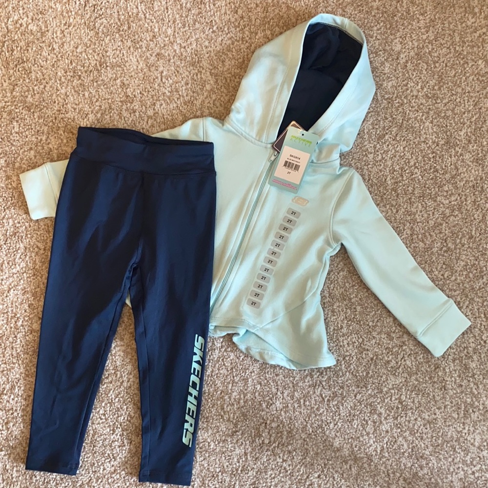 Sketchers size 2T outfit NWT.